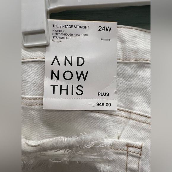 And Now This Vintage Straight Plus Size Jeans - Picture 3 of 4